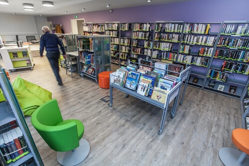 La Balme les Grottes - la bibliothèque